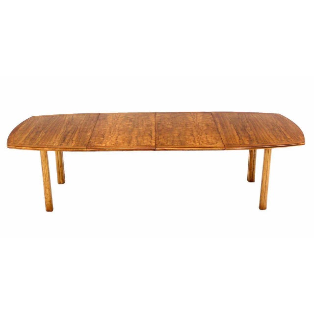 MidCentury Modern Baker Dining Table With Two Leaves Chairish