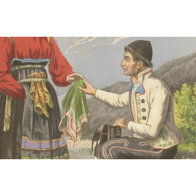 Norwegian Costume, 1860s, Paper For Sale - Image 5 of 10