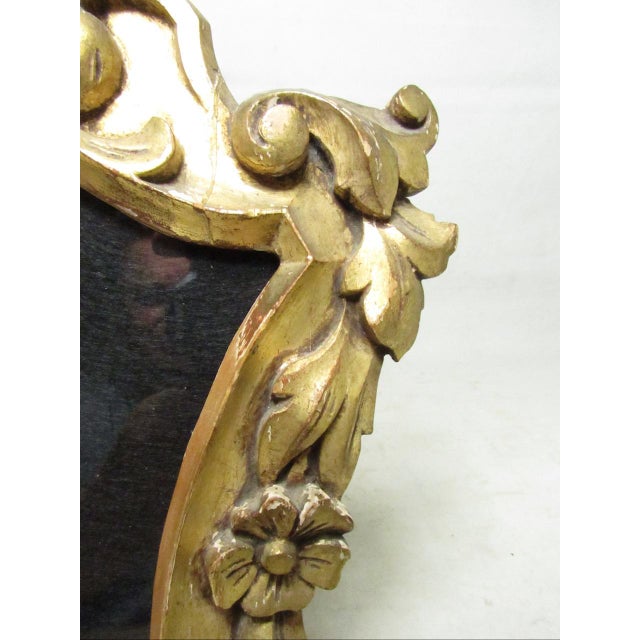 Antique Italian Giltwood Photo Frame For Sale - Image 12 of 16