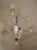 Gold Vintage Murano Glass 3-Light Chandelier from Barovier & Toso, 1940s For Sale - Image 8 of 13