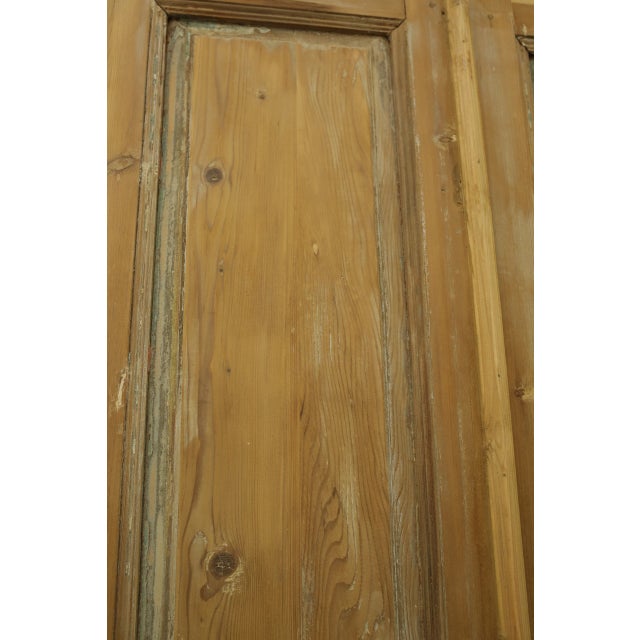Rustic European Late 19th Century Double French Doors - a Pair For Sale - Image 3 of 5