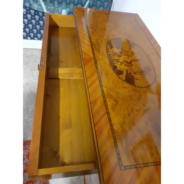 Mid 20th-Century Inlaid Italian Chest of Drawers For Sale - Image 12 of 13