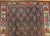 Antique Persian Senneh Area Rug, Hand-Knotted Wool, Herati Pattern & Gol Farang Border, Navy & Light Blue, 4x5 For Sale - Image 12 of 18