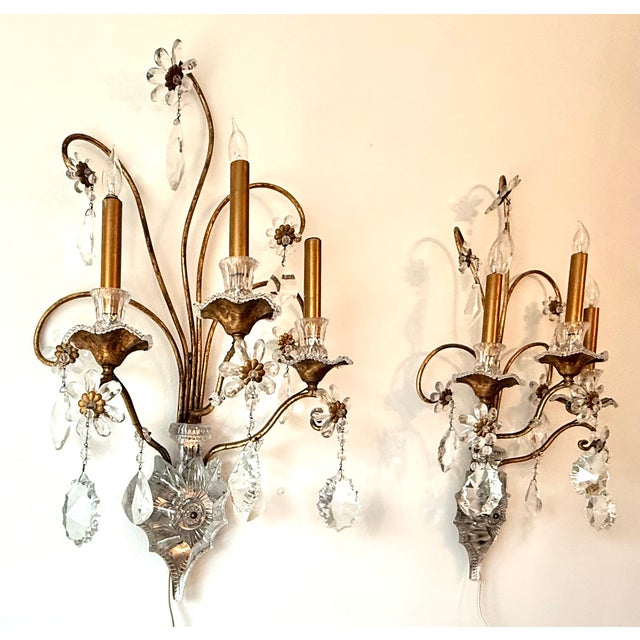1950s Maison Bagues Wall Sconces - a Pair For Sale - Image 9 of 10