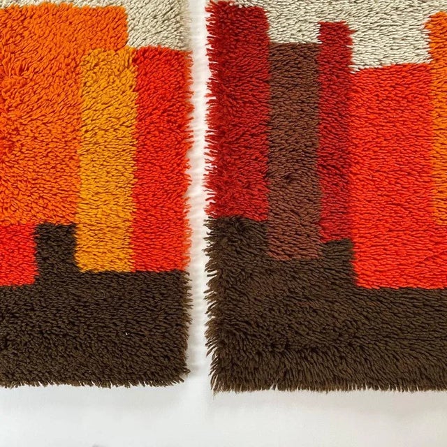 Modernist Dutch High Pile Rugs from Desso, 1970s, Set of 2 For Sale - Image 3 of 18