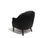 Black Mid 20th Century Pair of Sculptural Danish Club Chairs in Black Leather Attributed to Georg Kofoed For Sale - Image 8 of 14