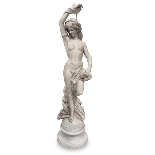 Stone Italian Artist, Female Nude, 1800s, Marble For Sale - Image 7 of 8