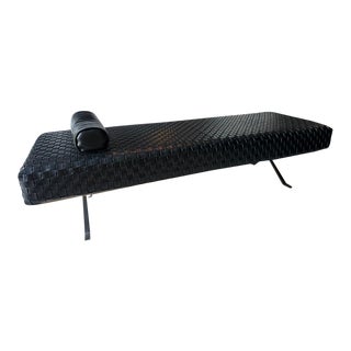Arte & Cuoio Sigmund Bench With Headrest For Sale