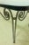 Gold Iron Base Glass Top Coffee or Cocktail Table For Sale - Image 8 of 9