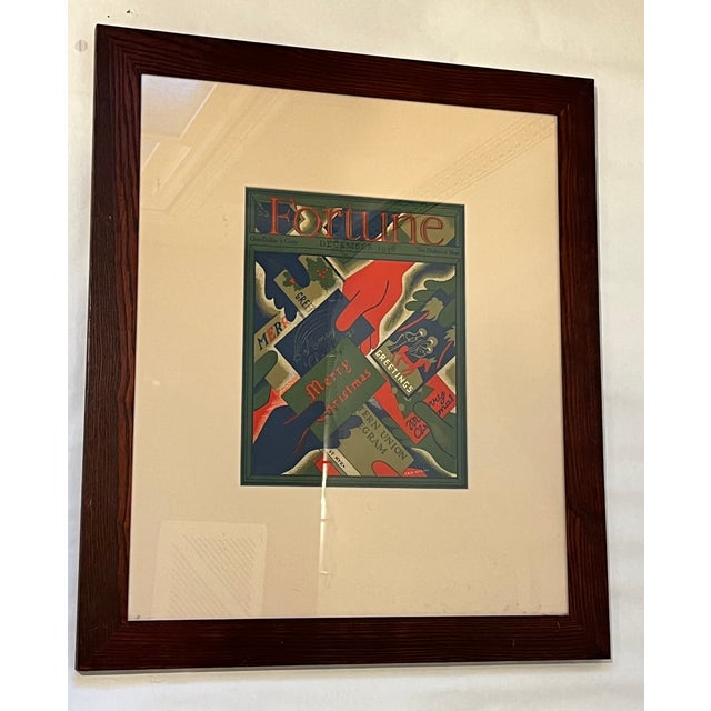 1930s Art Deco Fortune Magazine Cover December 1936 - Framed For Sale - Image 5 of 6
