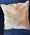 2010s Contemporary Cream Velveteen Pillow For Sale - Image 5 of 8