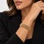 Metal Vintage Solid 14k Yellow Gold Woven Wide Secret Watch Bracelet For Sale - Image 7 of 7