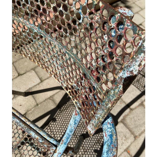 Metal Radar Garden Set attributed to René Malaval, France, 1950s, Set of 3 For Sale - Image 7 of 10