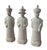 Late 20th Century Qing Emperor White Porcelain Figures, 3 Generations For Sale - Image 5 of 12