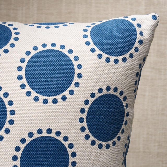 This pillow features Oompa by Studio Bon with a knife edge finish. With graphic offset polka dots encircled by diminutive...