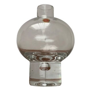 Vintage Italian Glass Bubble Vase For Sale