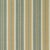 Sample - Schumacher Hudson Stripe Fabric in Aqua For Sale