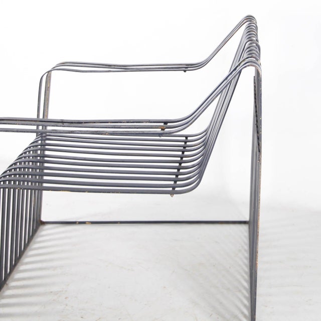 1970s Vintage Metal Armchairs, 1970s, Set of 2 For Sale - Image 5 of 18