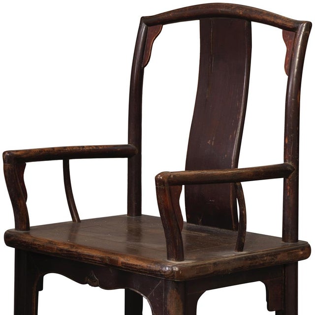 Chinese Round Back Southern Official Chairs, Set of 2 For Sale - Image 4 of 8