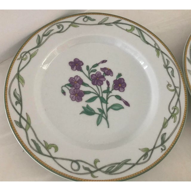 Contemporary Dansk Tivoli Gardens Set of Eight Plates Japan For Sale - Image 3 of 7