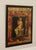 Wood Mid 20th Century Roman Fresco Oil Painting Signed 'Fabriano' with Black Frame For Sale - Image 7 of 18