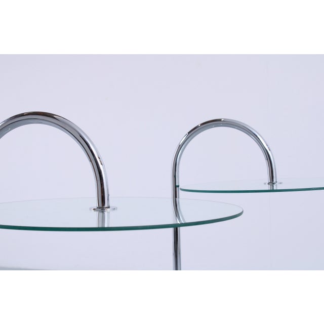 Vintage Chrome Ry Side Table by Tord Bjorklund for Ikea, 1980s For Sale - Image 9 of 14