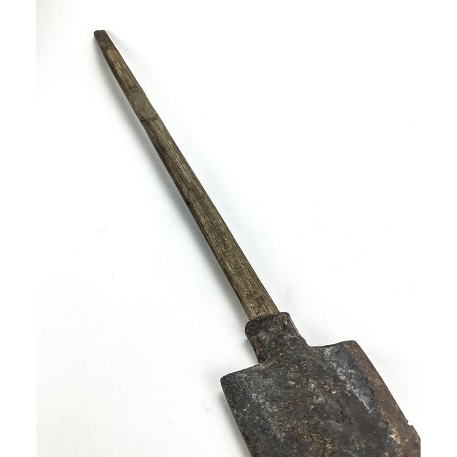 Tribal Antique Vietnamese Museum Quality Farmers Hoe or Chisel Relic For Sale - Image 3 of 6