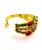 Baroque Bochic "Capri" Vintage Ruby, Sapphire, Tsavorite & Garant Bangle Set In 18K Gold For Sale - Image 3 of 18