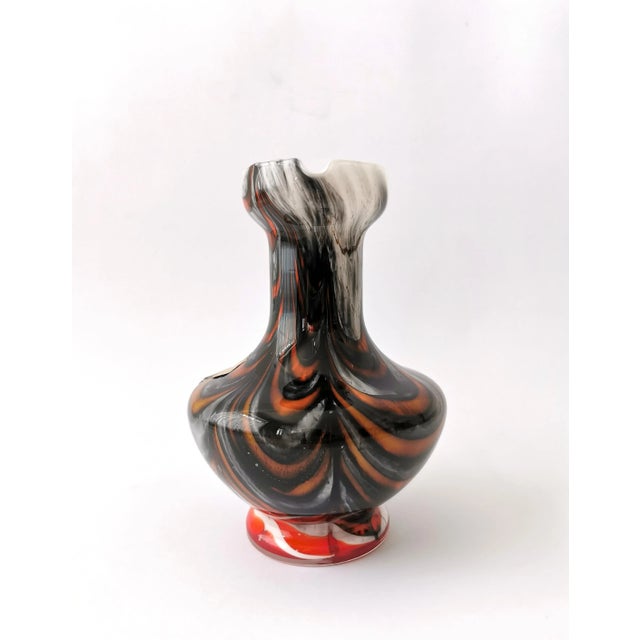 Vintage Opaline Vase by Carlo Moretti for Vb / Vetreria Borgonovo, Italy, 1960s For Sale - Image 6 of 12