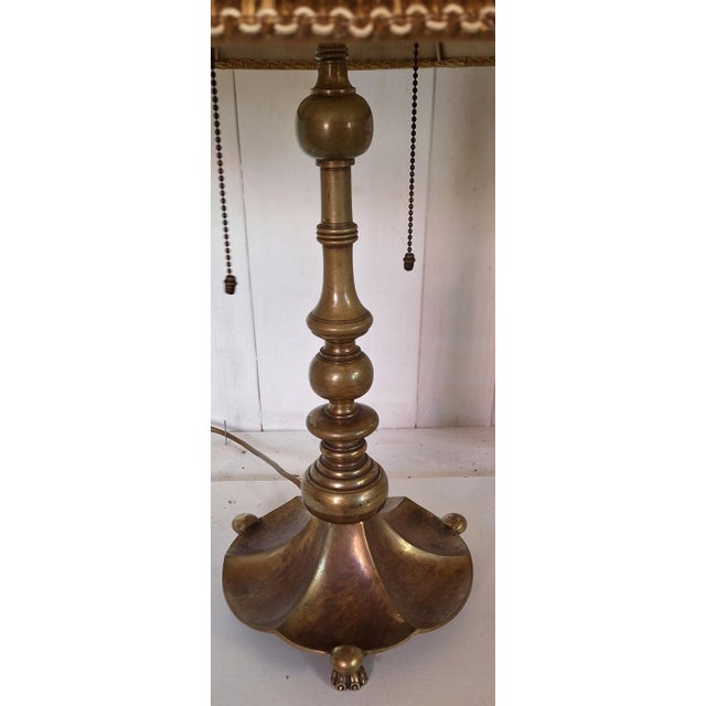 Beige Vintage German Art Deco Table Lamp, 1920s For Sale - Image 8 of 9