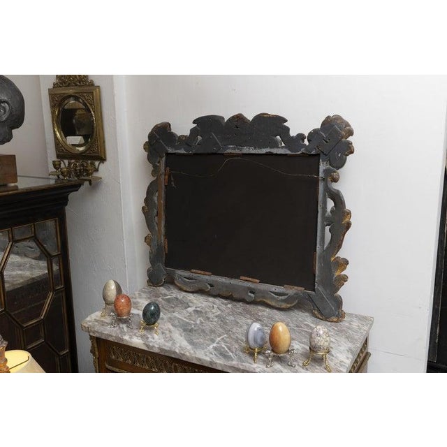 Italian Rococo Style Giltwood Mirror For Sale In West Palm - Image 6 of 6