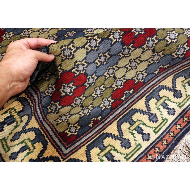 Nazmiyal Collection Vintage Israeli Bezalel Rug For Sale - Image 9 of 11