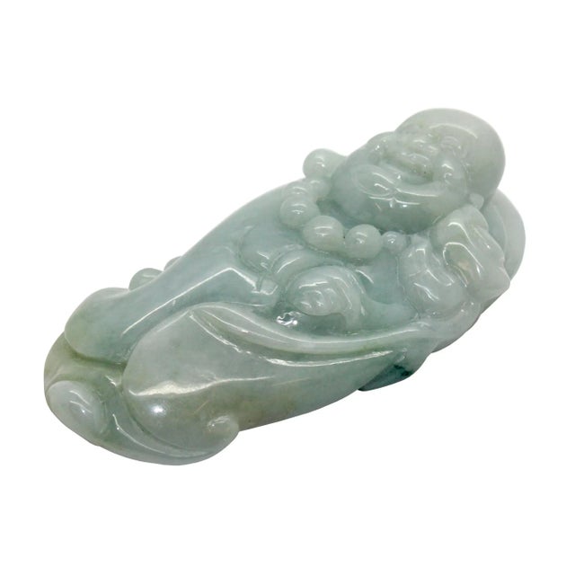 Hand-carved detail friendly laughing face Happy Buddha - Laughing Buddha statue, this Buddha statue is carved with solid...
