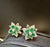 2010s 2.5Ct Natural Zambian Emerald & 1.75 Ct Diamond & Rose cut Diamond Earring 18KG For Sale - Image 5 of 18