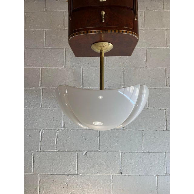 Spectacular survivor of an iconic Gae Aulenti for Martinelli Luce ceiling light. Flush Mount, Pendant, Chandelier. With...