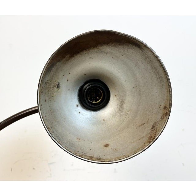 Vintage Brown Adjustable Table Lamp, 1960s For Sale - Image 14 of 18