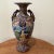Vintage Japanese Satsuma Moriage Enamel Handmade Hand-Painted Baluster Urn Vase For Sale - Image 13 of 13