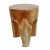 Organic Teak Root 3 Leg Stool For Sale - Image 4 of 10