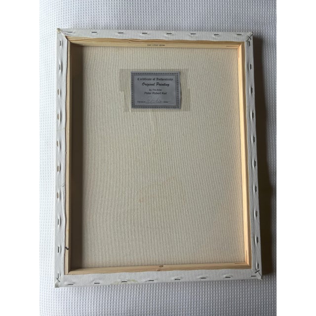 Late 20th Century Late 20th Century Original Peter Keil Abstract Portrait Acrylic Painting on Canvas For Sale - Image 5 of 5