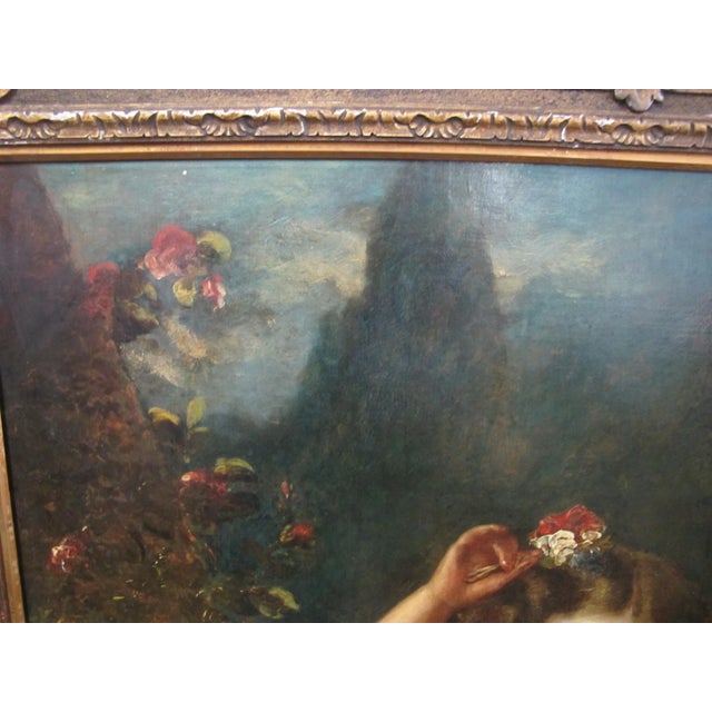 Early 19th Century Antique 1832 John Partridge Child Daughter Portrait Oil Painting Original Frame For Sale - Image 5 of 13