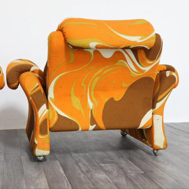 Ionica Lounge Chairs by Guarnacci, Padovano, and Vagnoni for 1P, 1970s, Set of 2 For Sale - Image 13 of 18