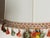 Vintage Oval Lamp Shade With Fringes For Sale - Image 4 of 4