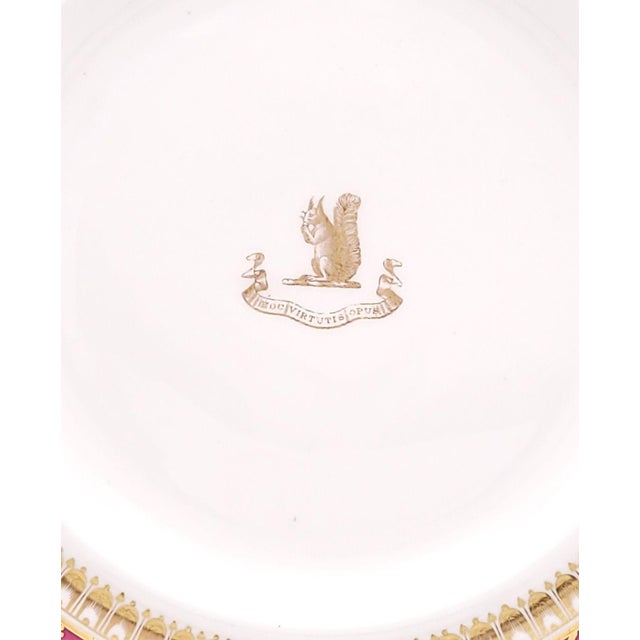 Set of Four Davenport Staffordshire Plates, Circa 1840 For Sale - Image 4 of 11