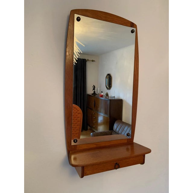 Mirror, Denmark, 1960s For Sale - Image 12 of 12