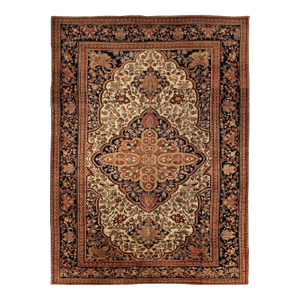 Antique Persian Sarouk Farahan Rug 8'9" X 12'0"