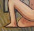 Berlin School Artist after Picasso, Kneeling Nude and Mysterious Figure, 1960s-70s, Oil on Board, Framed For Sale - Image 12 of 18