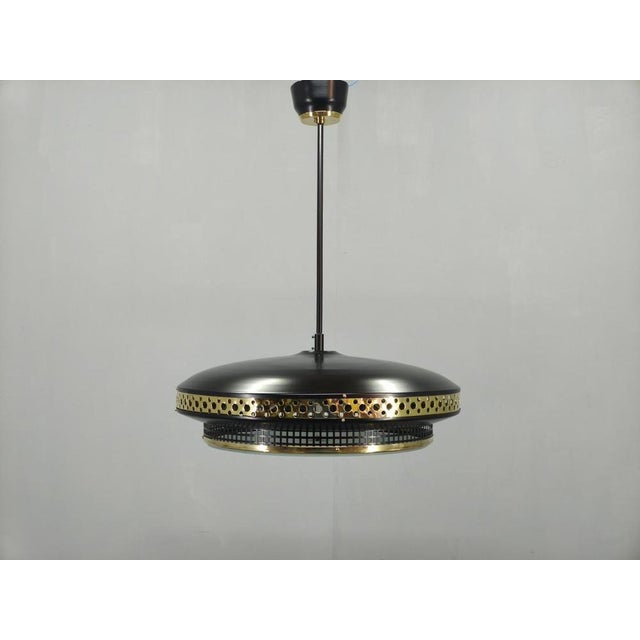 UFO Hanging Light by Ludib Bratislava, 1960s For Sale - Image 3 of 15