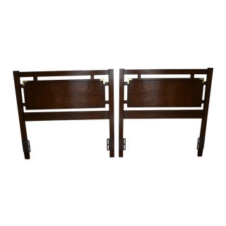 Dixie Campaign Twin Headboards - Set of 2 For Sale