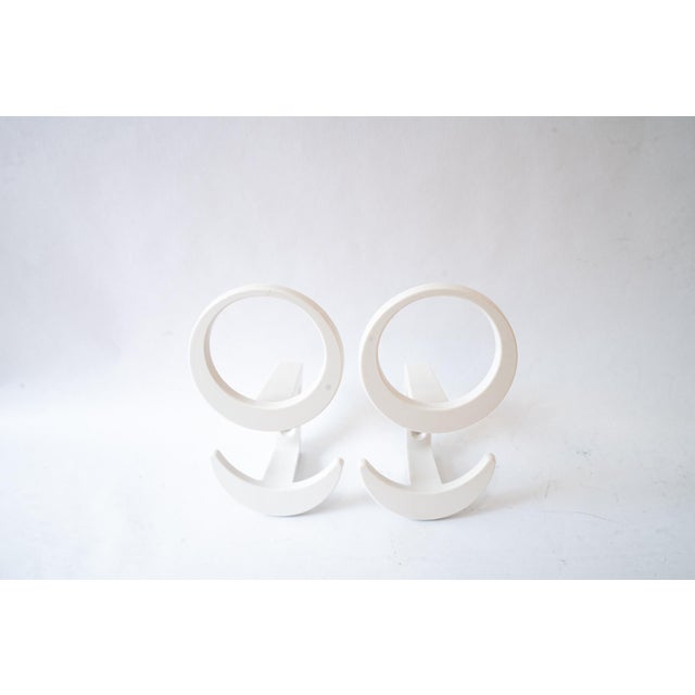 Acrylic Glass Wall Hooks, 1970s, Set of 2 For Sale - Image 6 of 9