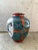 Highly collectable WBI (World Banking Institute) Chinese hand painted porcelain vase. Equestrian/Polo themed with jockey's...